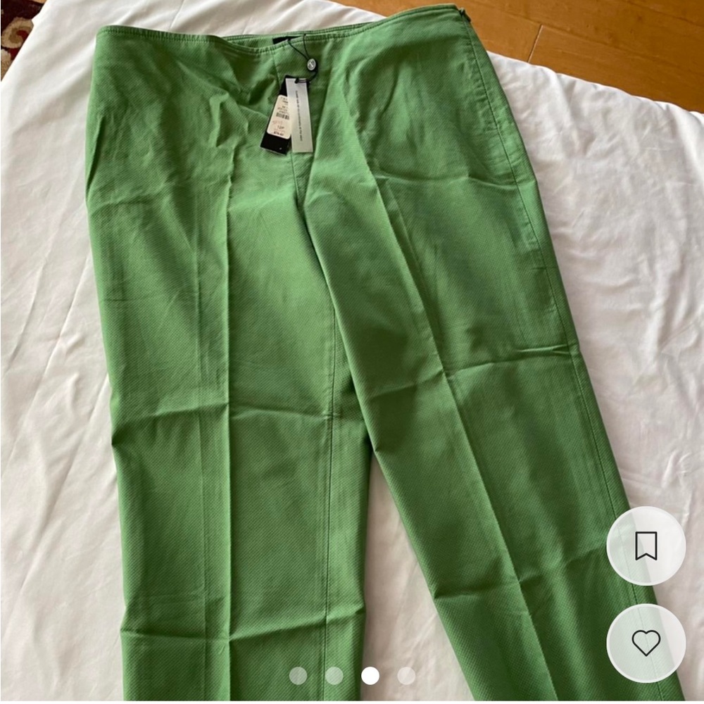 NWT Women’s Talbots Capris, Green, Size 12 Petite - Picture 2 of 4